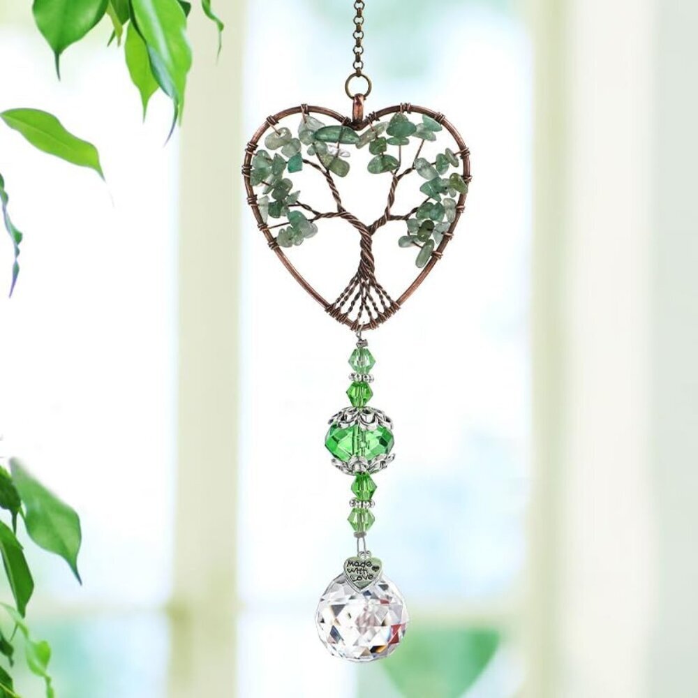 Tree of Life Car Rearview Mirror Hanging Ornament Pendant Accessories Fengshui S